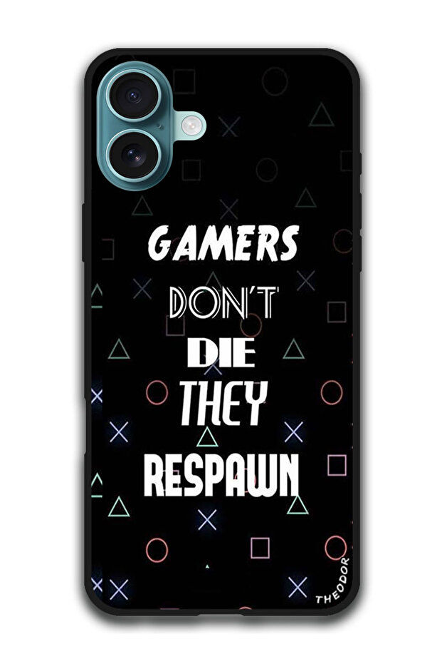 Protective Case Anti Scratch Shock Proof Bumper Cover For iPhone 16 Plus (6.7)-inch Gamers Dont Die