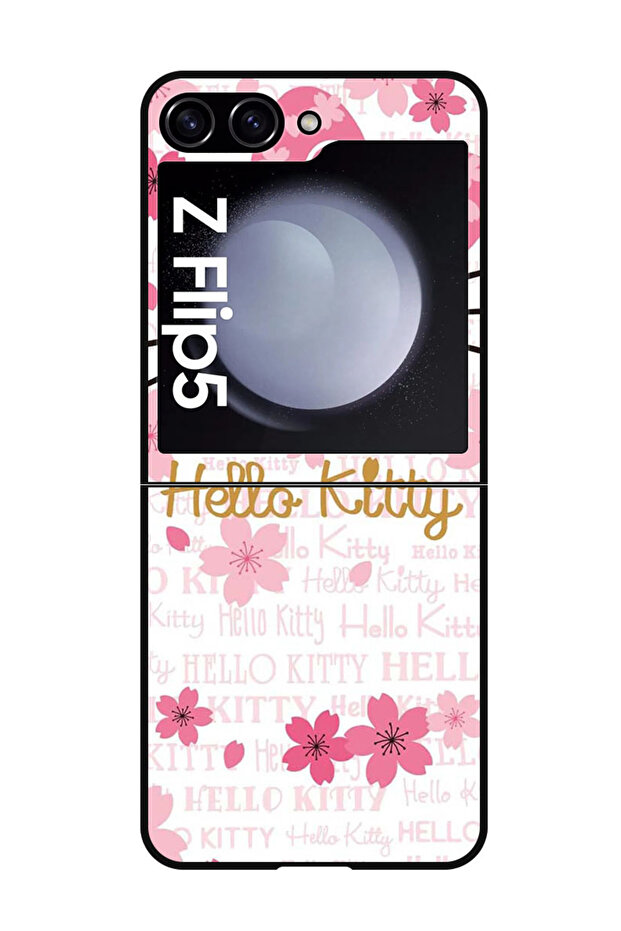 Protective Case Anti Scratch Shock Proof Bumper Cover For Samsung Galaxy Z Flip 5 Hello Kitty