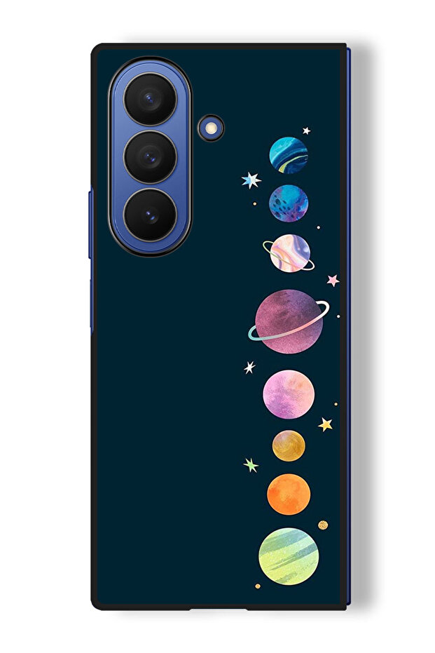 Case Compatible with Samsung Galaxy Z Fold 7 - 8 Inch Protection Shockproof Bumper Cover Space