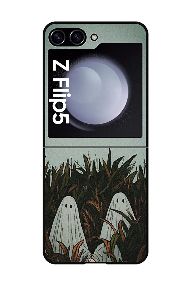 Protective Case Anti Scratch Shock Proof Bumper Cover For Samsung Galaxy Z Flip 5 Two Ghost