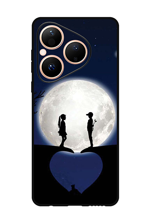 Case Compatible with Huawei Pura 80 6.6 Inch Protection Shockproof Bumper Cover Lovers On Hill