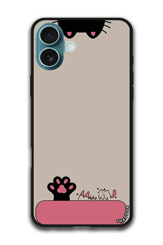 Protective Case Anti Scratch Shock Proof Bumper Cover For iPhone 16 Plus (6.7)-inch Cat