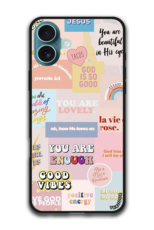 Protective Case Anti Scratch Shock Proof Bumper Cover For iPhone 16 Plus (6.7)-inch Collage