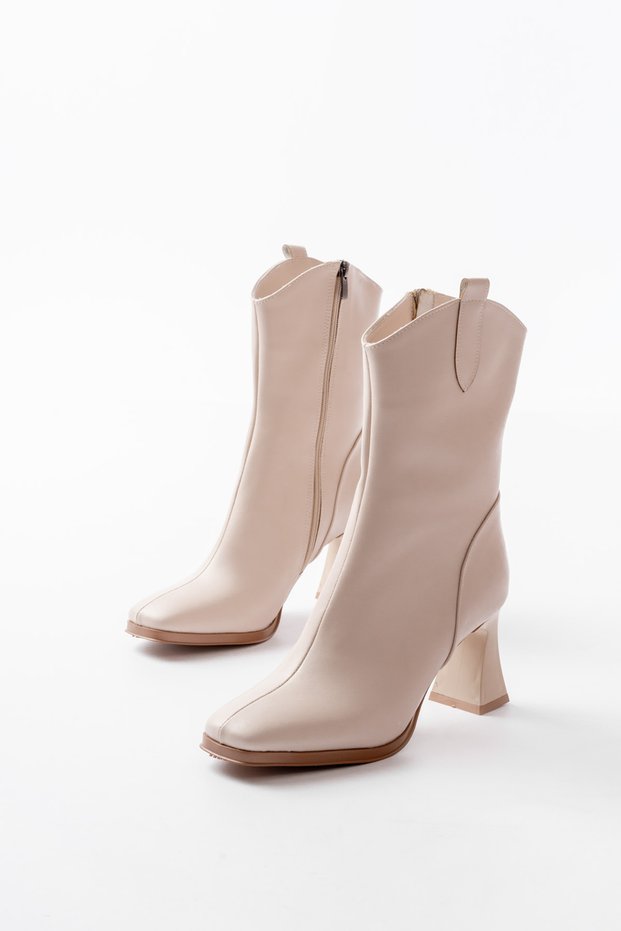 Women's New Heel Boots Short Boots Women's Shoes 8-0-5