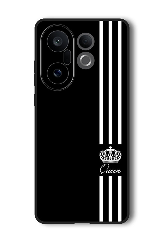 Case Compatible with Vivo X200 FE 6.31 Inch Protection Shockproof Bumper Cover Queen Crown