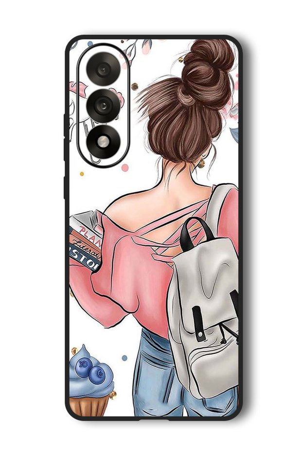 Case Compatible with OnePlus Nord 5 6.83 Inch Protection Shockproof Bumper Cover School Girl