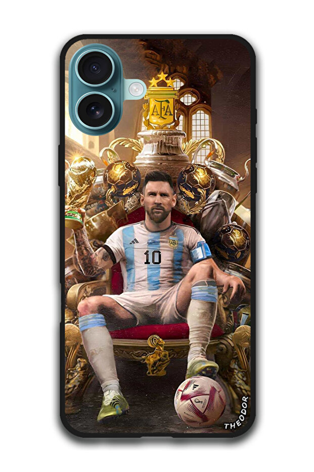 Protective Case Anti Scratch Shock Proof Bumper Cover For iPhone 16 Plus (6.7)-inch Messi 2