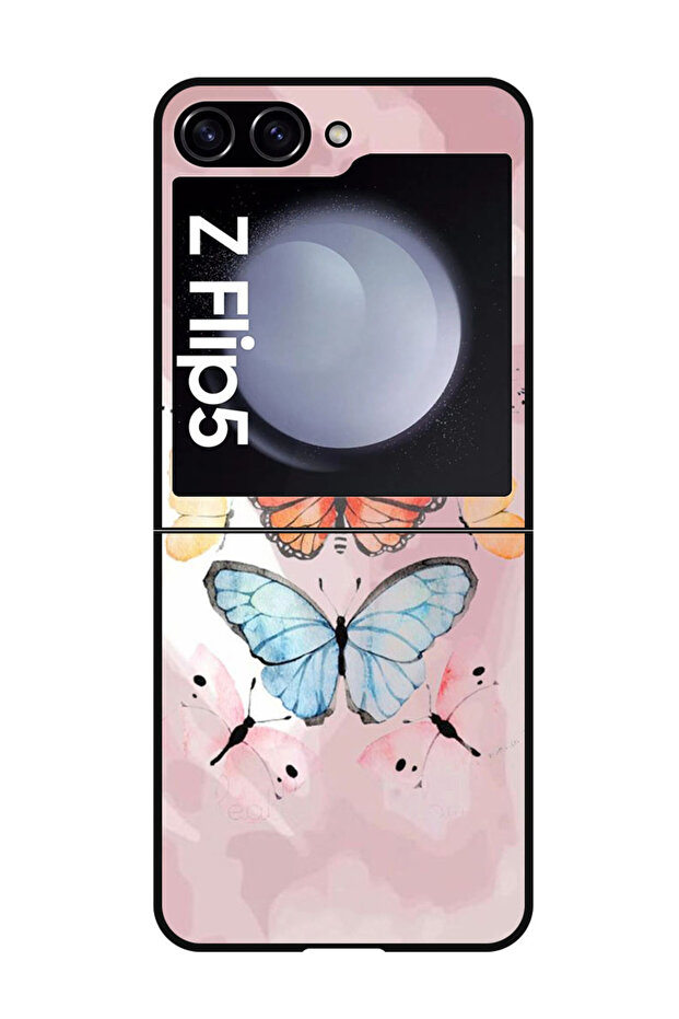 Protective Case Anti Scratch Shock Proof Bumper Cover For Samsung Galaxy Z Flip 5 Butterflies