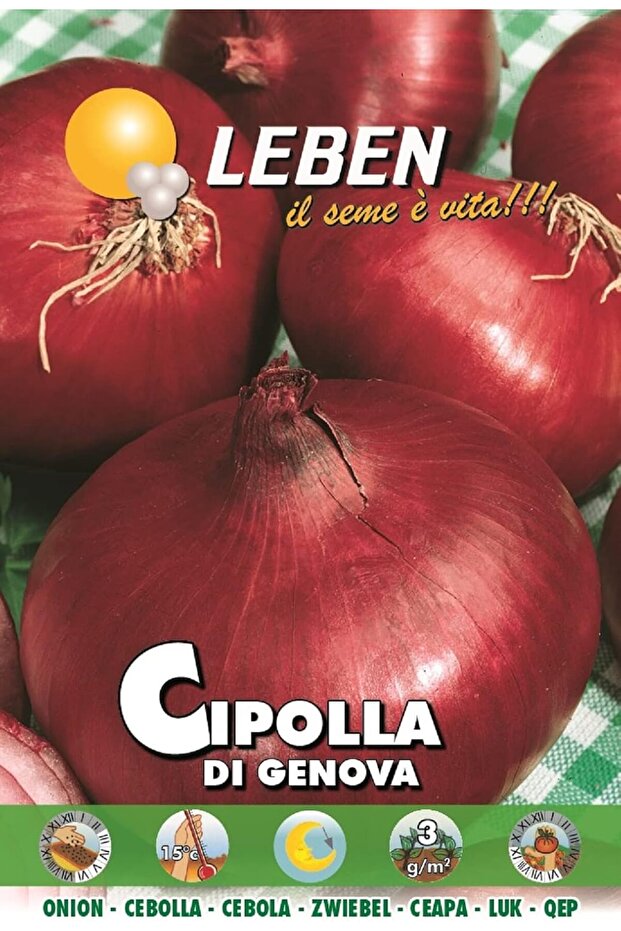 Onion (Cipolla Di Genova) Premium Quality Seeds Made in Italy