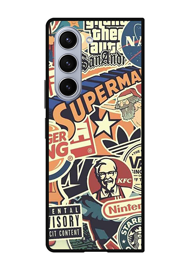 Protective Case Anti Scratch Shock Proof Bumper Cover For Samsung Galaxy Z Fold 5 Superman