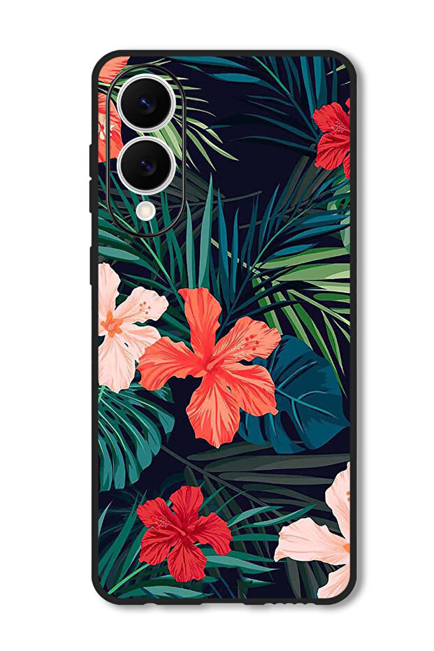 Case Compatible with Samsung Galaxy S25 Edge 6.7 Inch Protection Shockproof Bumper Cover Flowers (2)
