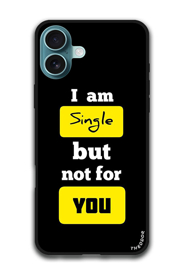Protective Case Anti Scratch Shock Proof Bumper Cover For iPhone 16 Plus (6.7)-inch i am Single