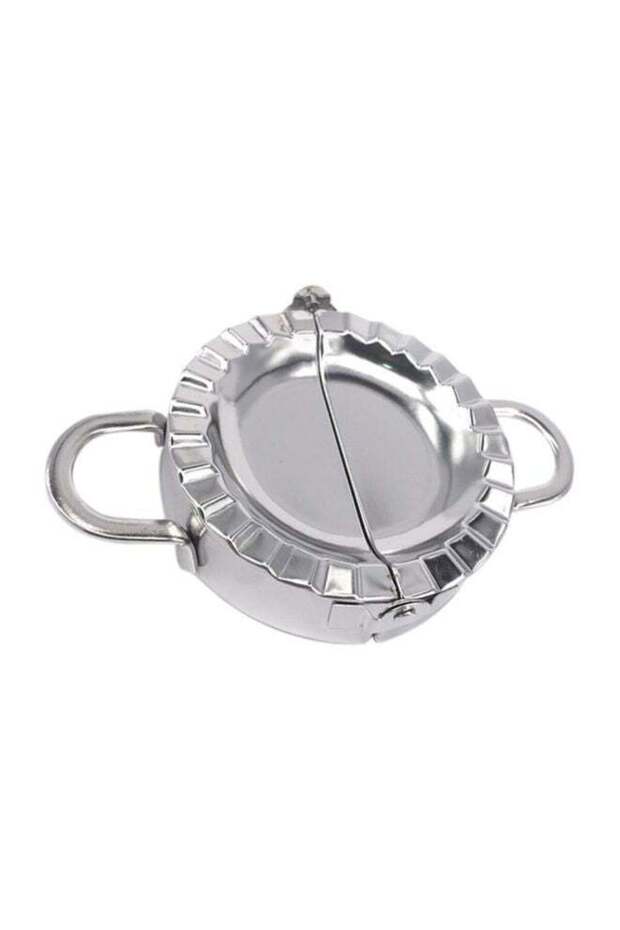 Stainless Steel Dumpling Maker Silver 9.7cm