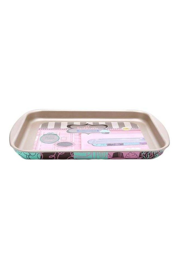 Tramontina La Pasticceria 34cm 2.9L Aluminum Shallow Roasting Pan with Starflon PFOA Free Nonstick