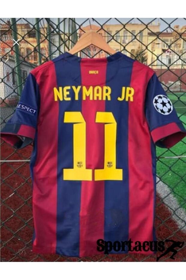 B.a.r.c.e.l.o.n.a 2015 Şampiyonlar Ligi Finali Neymar Jr. Yetişkin Deplasman Forması-ZP1 - 2