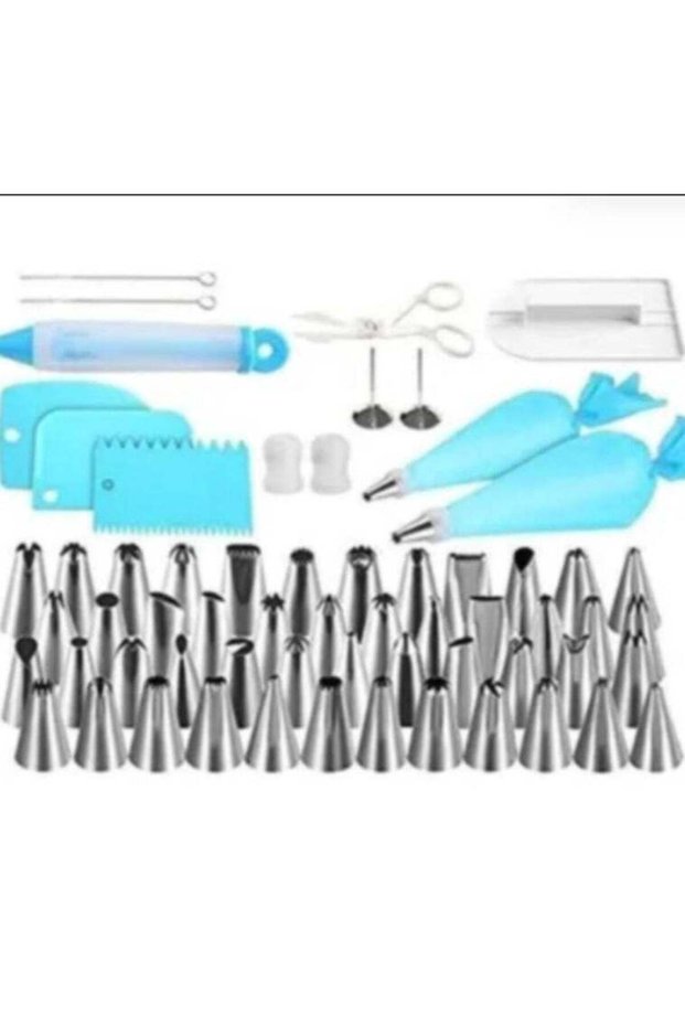 62-Piece Cake Decorating Supply Kit