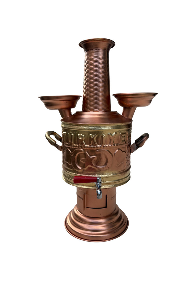 Bakır Semaver 5 Litre - 2