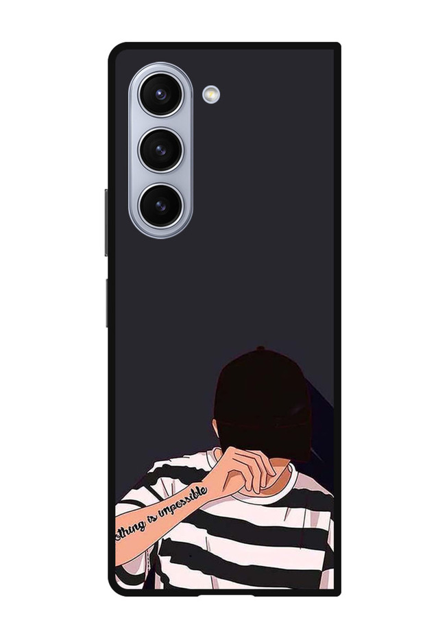 Protective Case Anti Scratch Shock Proof Cover For Samsung Galaxy Z Fold 5 Nothing Is Impossible 1
