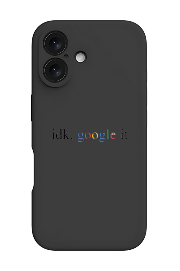 غطاء حماية سيليكون سائل مقاوم للصدمات لهاتف iPhone 16 Plus باللون الأسود - ابحث عنه - 1