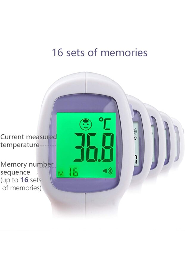 مقياس حرارة الجبهة بالأشعة تحت الحمراء - موديل Ad801 - 5