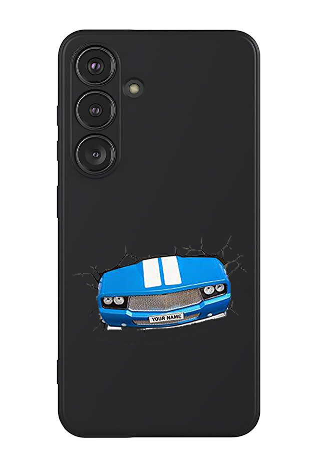 Protective Liquid Silicone Shockproof Case For Samsung Galaxy S25 Plus (Black) - Car