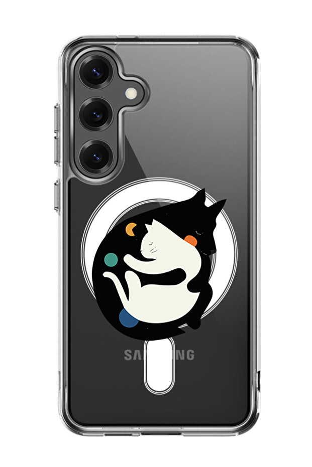 Case for Samsung Galaxy S25 Plus 6.7-inch Compatible with MagSafe, Shockproof Phone Cover More Hugs