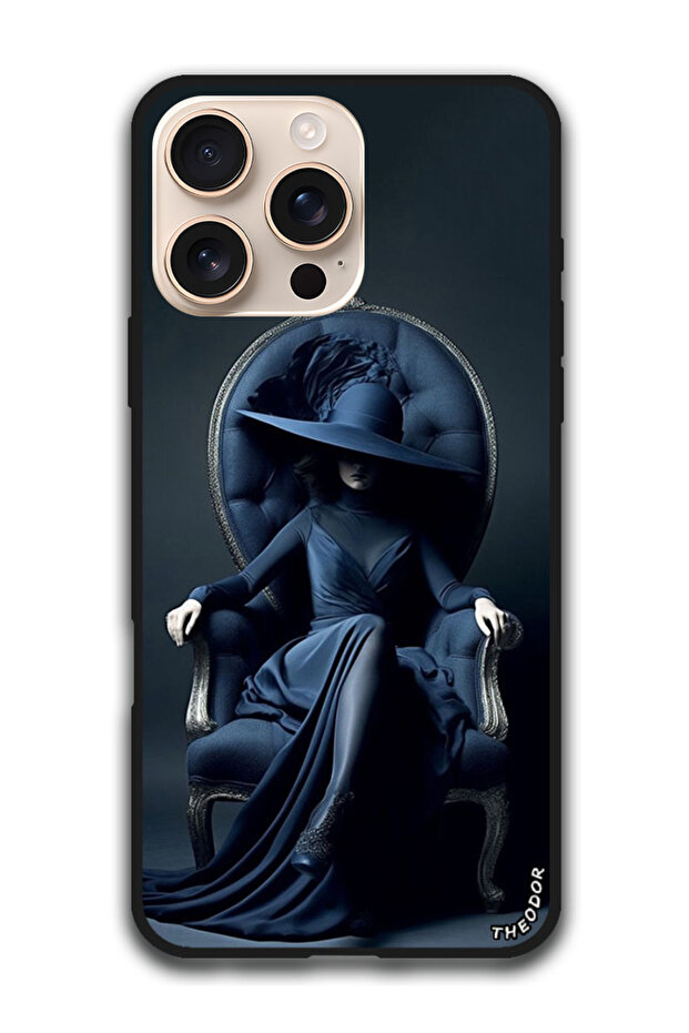 Protective Case Anti Scratch Shock Proof Cover For iPhone 16 Pro Max (6.9)-inch Beautiful Hat Girl