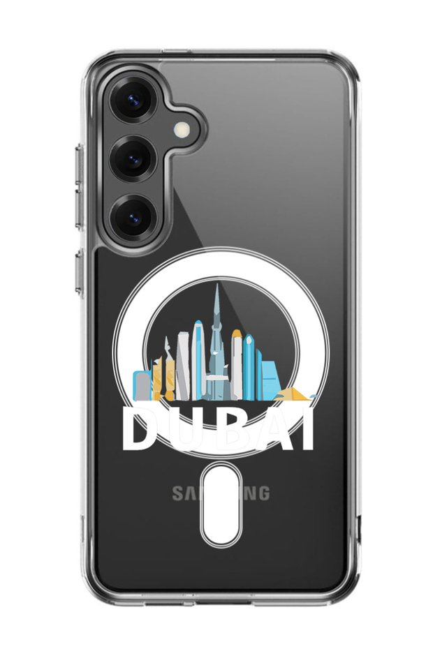 Case for Samsung Galaxy S25 6.2-inch Compatible with MagSafe, Shockproof Phone Cover Dubai