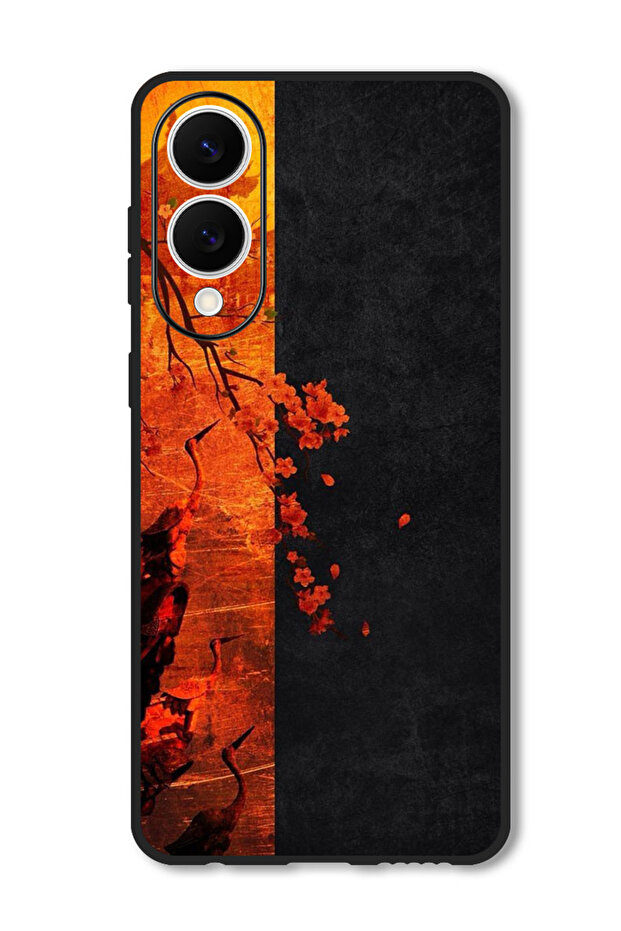 Case Compatible with Samsung Galaxy S25 Edge 6.7 Inch Protection Shockproof Cover Flower Abstract 4