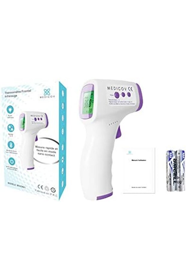 مقياس حرارة الجبهة بالأشعة تحت الحمراء - موديل Ad801 - 2