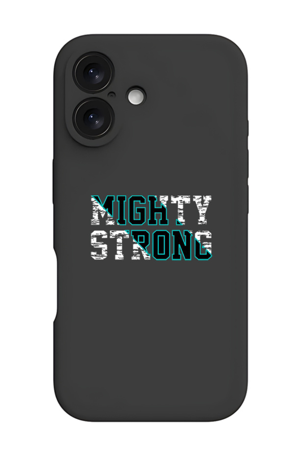 iPhone 16 Black Protective Liquid Silicone Shockproof Case - Mighty Strong