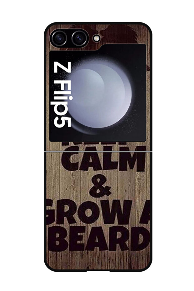 Protective Case Anti Scratch Shock Proof Cover For Samsung Galaxy Z Flip 5 Keep Clam & Glow Bread