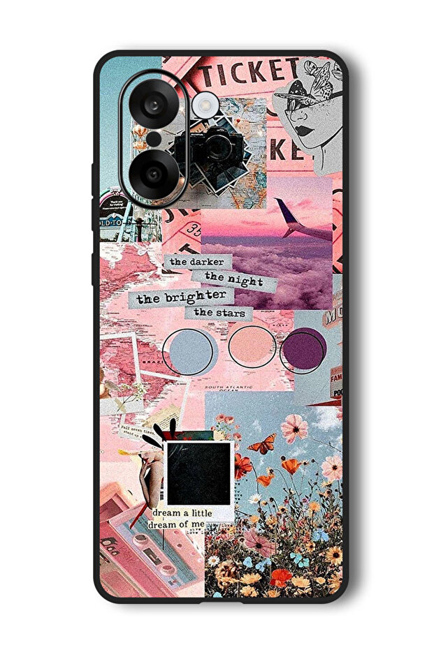Case Compatible with OnePlus Nord CE 5 6.77 Inch Protection Shockproof Cover The Darker The Night