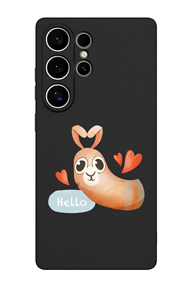 Protective Liquid Silicone Shockproof Case For Samsung Galaxy S25 Ultra (Black) - Hello Camel
