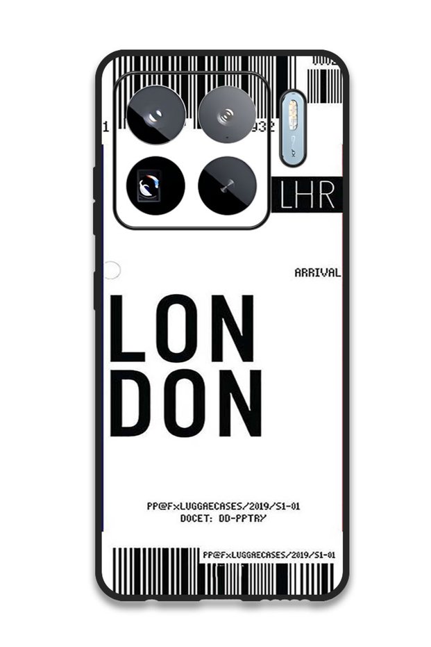Case Compatible with Xiaomi 15S Pro 6.73 Inch Protection Shockproof Cover London boarding pass