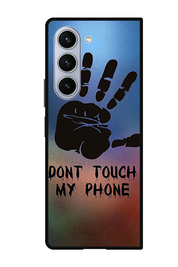 Protective Case Anti Scratch Shock Proof Cover For Samsung Galaxy Z Fold 5 Dont Touch My Phone Hand