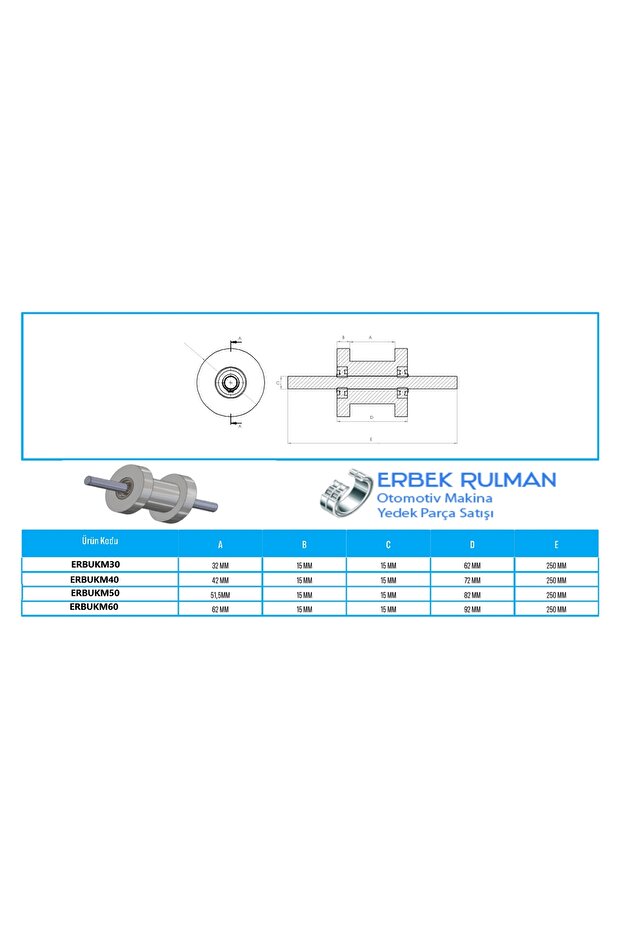 Ø40mm Uçan Kapı Makarası - 2