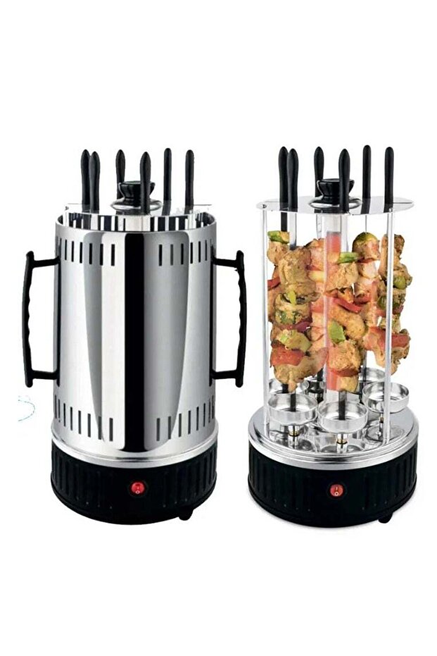 شواية راف العمودية الدوارة الأوتوماتيكية - آلة شواء بدون دخان - 1