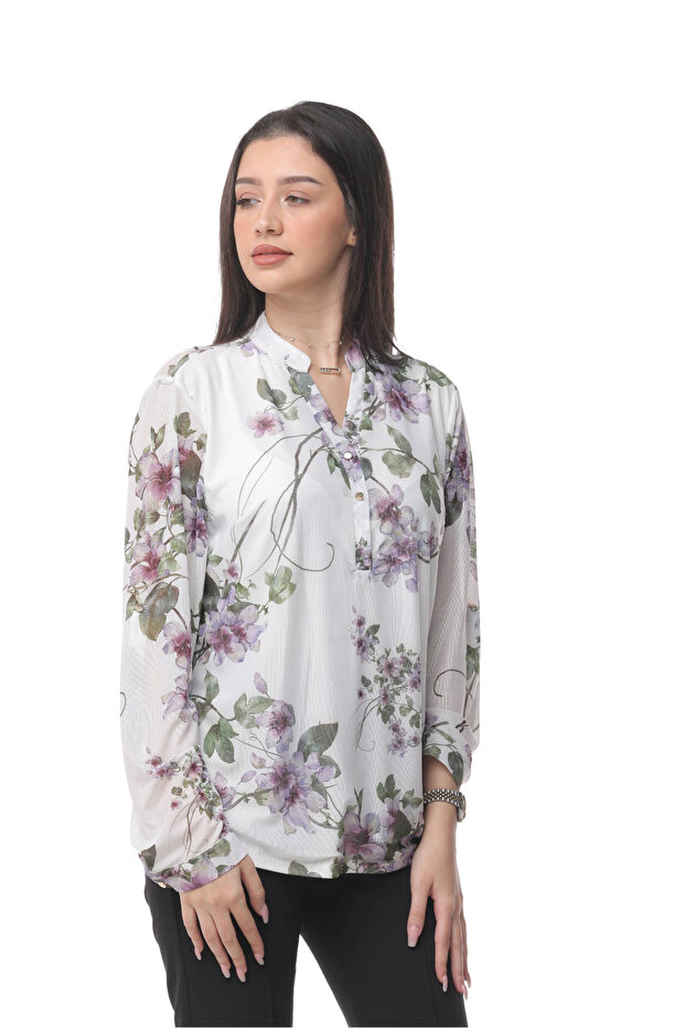 بلوزة الخزامى - 3