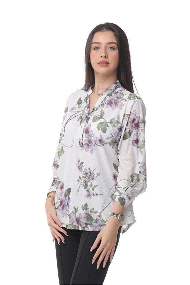 بلوزة الخزامى - 7