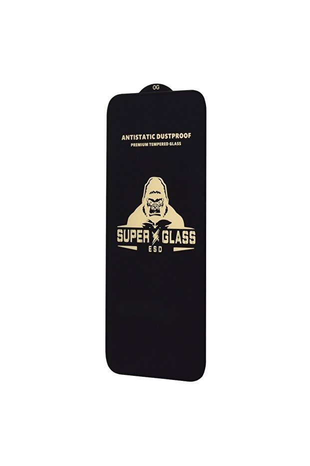 IPhone 14 Pro Screen Protector - ESD Glass - Black - 3