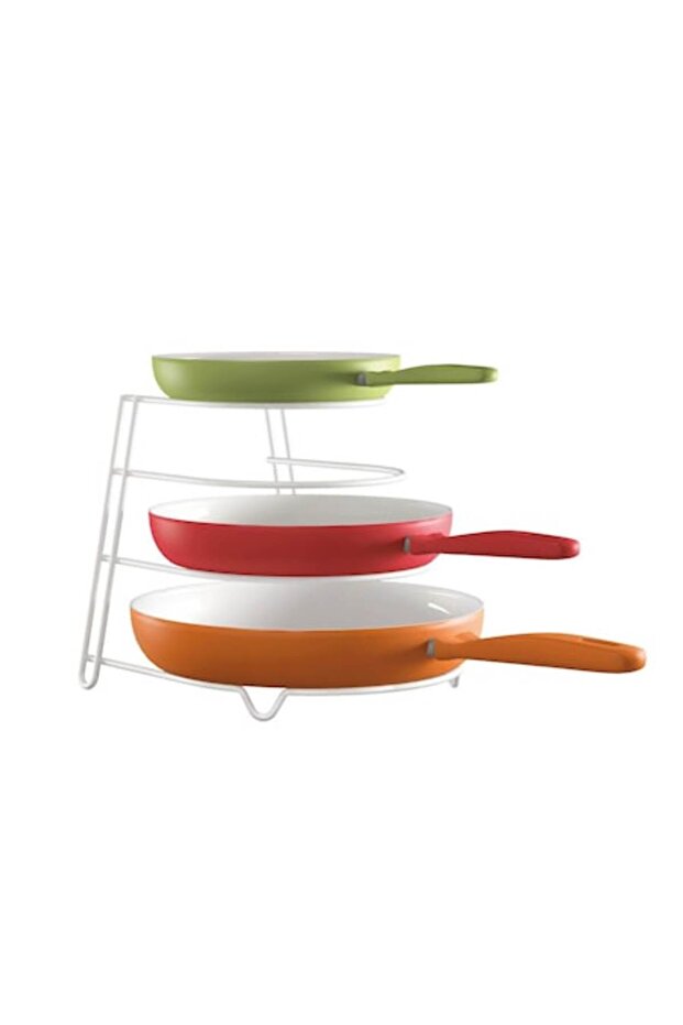 White rack for 4 pans - 1