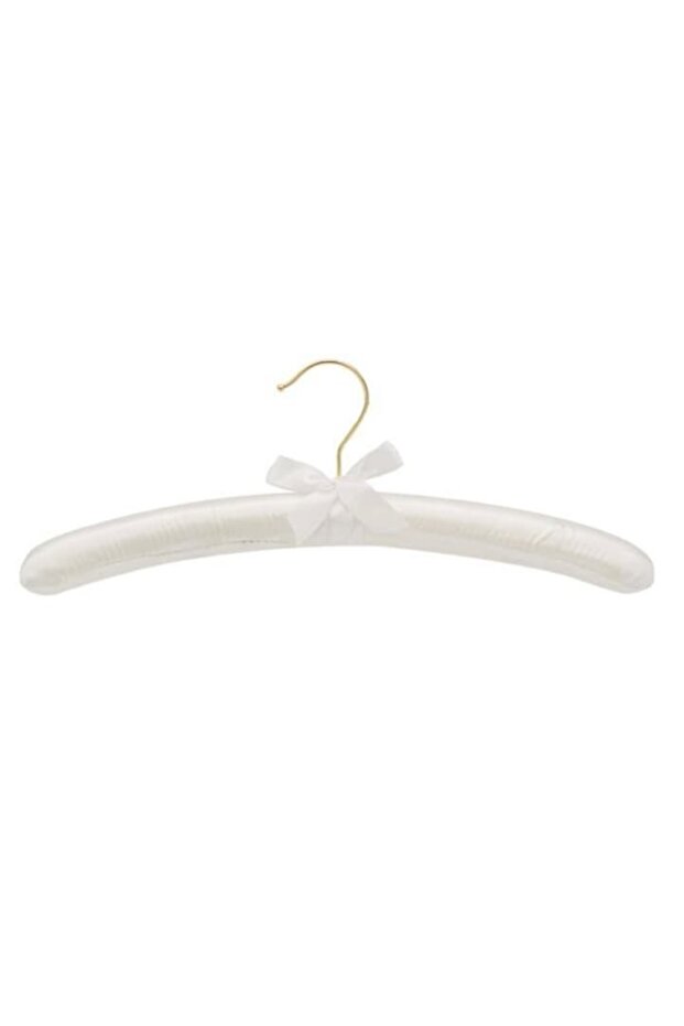 Set 2 umerase satinate, albe, 38cm - 3