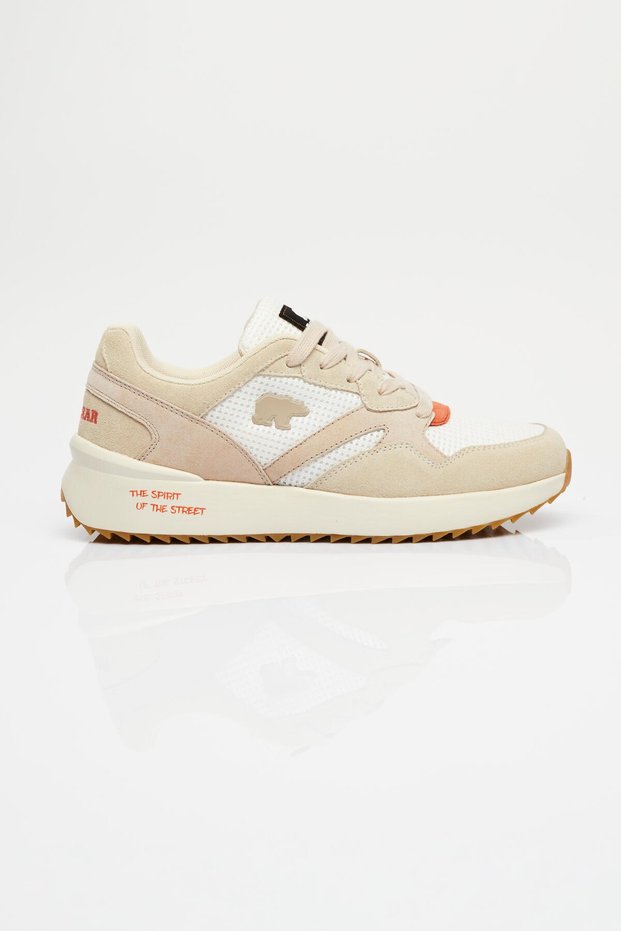 Cosy bear white men's shoes