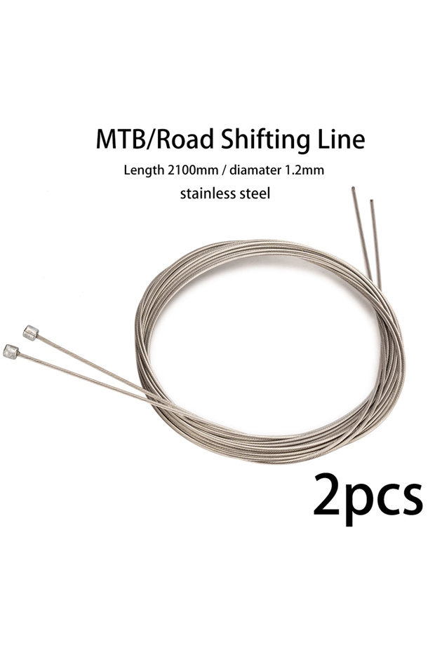 2pcs Shift Line MTB Road Bike Shift Cable Bicycle Brake Cable Handle Wire Cycling Fixed Ge
