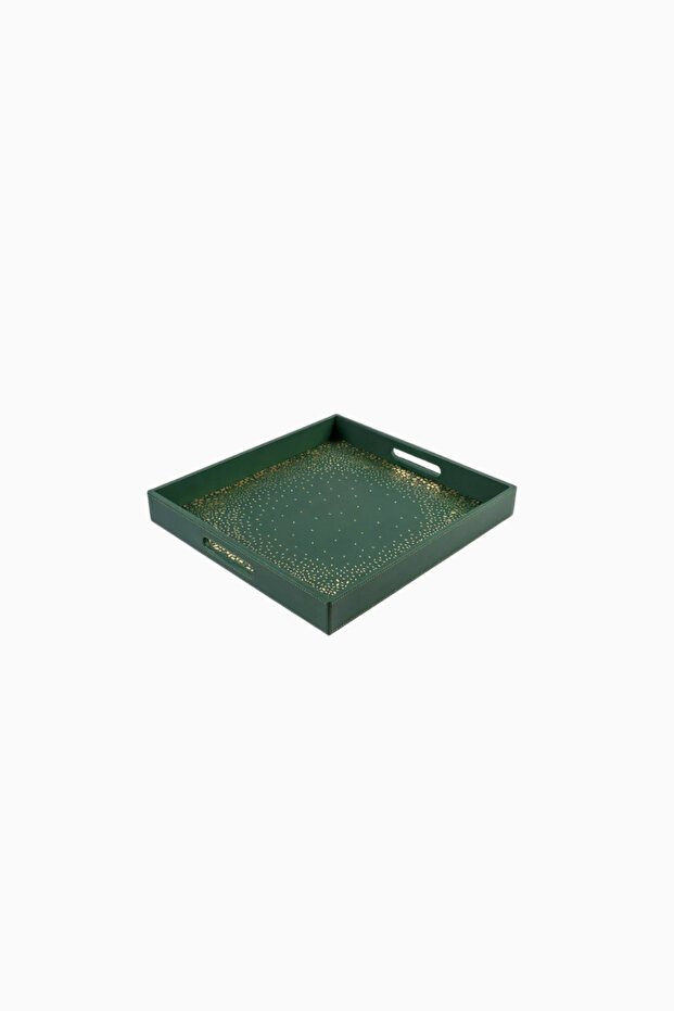 Large Tamrah Faux Leather Tray