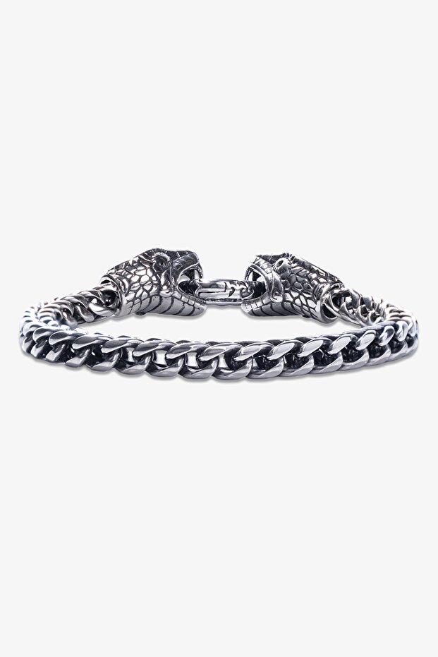 Dragon Snake Çelik Bileklik - 5