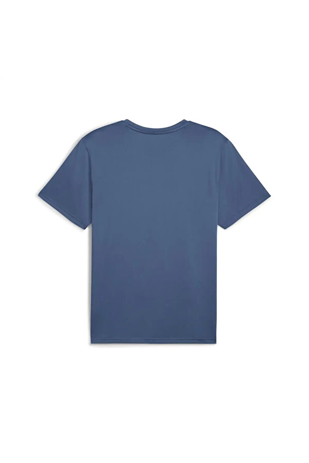 M TAD ESS SOLID CAT TEE LC Mavi Erkek T-Shirt - 4