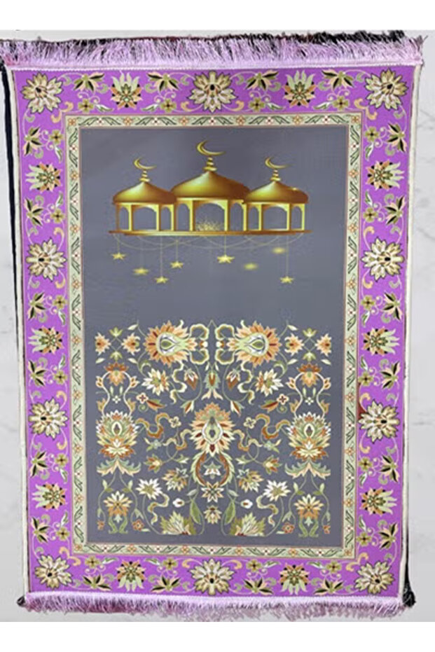 Embroidered Muslims Prayer Mat For Eid And Ramadan Eid Hajj Or Umrah