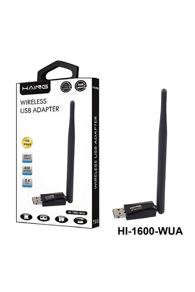 محول شبكة لاسلكية/شبكة LAN USB من بسرعة 150 ميجابت في الثانية - 1